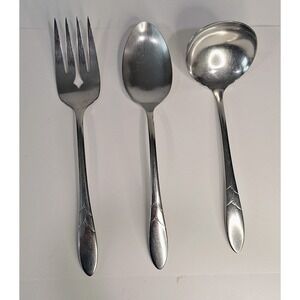 Oneida Debonair Serving Pieces Ladle Fork Spoon